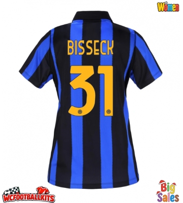 Inter Milan Yann Bisseck #31 Replica Home Stadium Shirt for Women 2026-27 Short Sleeve
